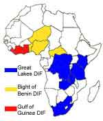 map of africa difs
